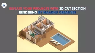 Elevate Your Projects with 3D Cut Section Rendering by Maadhu Creatives