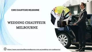 Wedding Chauffeur  Melbourne