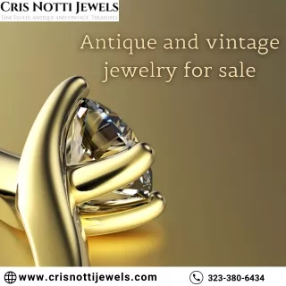 Antique and vintage jewelry for sale