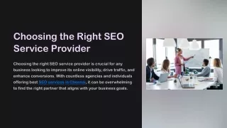 Choosing the Right SEO Service Provider