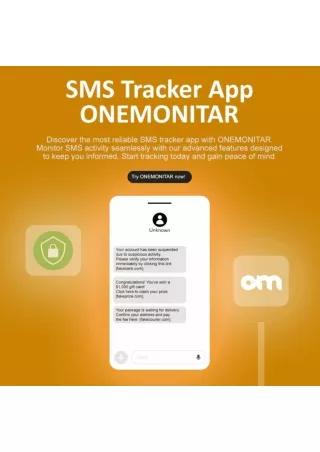 SMS Tracker App | ONEMONITAR