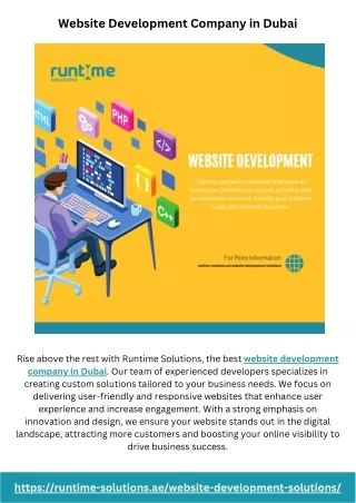 Website Development Company in Dubai