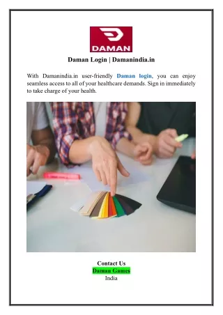 Daman Login | Damanindia.in