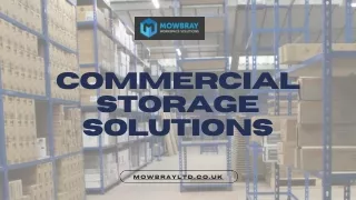 Best Commercial Storage Solutions