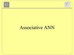 Associative ANN