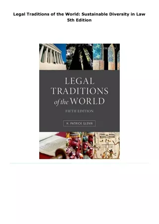 read legal traditions of the world: sustainable diversity in law     5