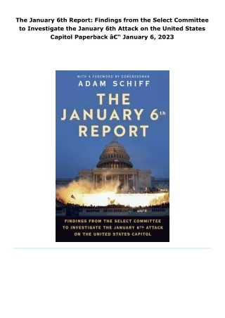 read the january 6th report: findings from the select committee to inv