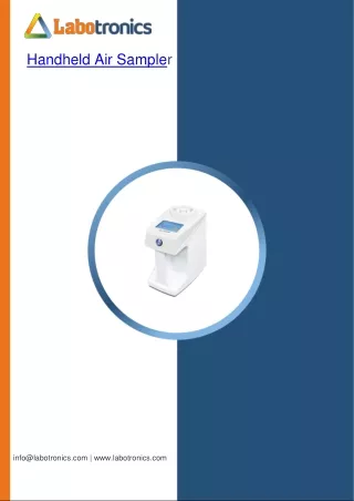 Handheld Air Sampler