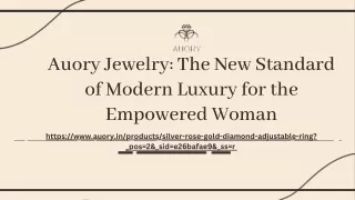 Silver Rose Gold Diamond Adjustable Ring