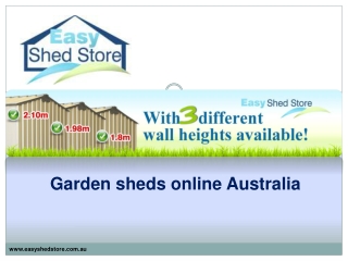 Garden sheds online Australia