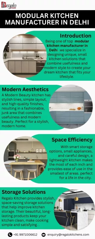 Modular Kitchen Manufacturer In Delhi