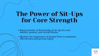 Mastering Sit-Ups: Techniques, Mistakes to Avoid, and Core Workout Enhancements