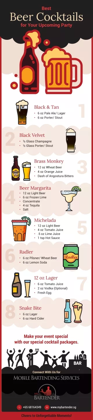 Best Beer Cocktails for Your Upcoming Party