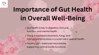 Gut Health Essentials The Role of the Microbiome in Overall Well-Being