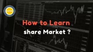 How to Learn share Market