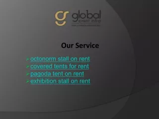 octonorm stall on rent