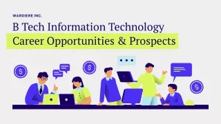 B Tech Career Opportunities and Prospects