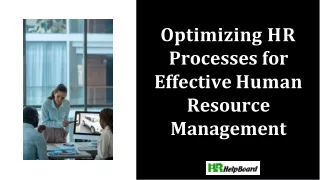 HR Processes