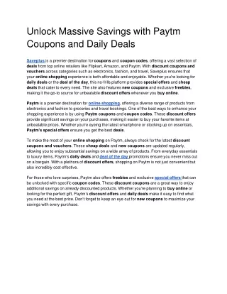 Paytm Coupons, Deals & Offers: Get 7% Off Google Play Recharges With DT