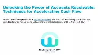 Unlock the Power of Accounts Receivable | Boost Cash Flow Effectively