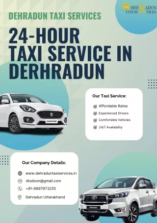 Dehradun taxi services - Why We Are Best Taxi Service in Dehradun