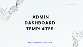 Empower Your Workflow with MG Technologies Sleek Admin Dashboard Templates