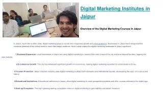 Digital Marketing Institutes in Jaipur