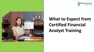 What to Expect from Certified Financial Analyst Training