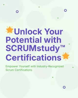 Scrum Study Certification