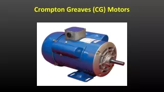 Crompton Greaves(CG) motor