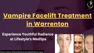 Vampire Facelift Treatment in Warrenton – Lifestyle's MedSpa