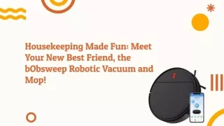 Bobsweep robot