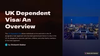 Ready to Join Your Family in the UK Apply for a Dependent Visa!