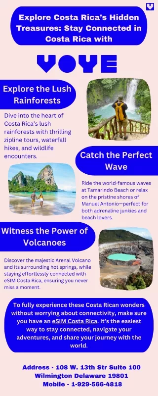 Explore Costa Rica’s Hidden Treasures Stay Connected with eSIM Costa Rica
