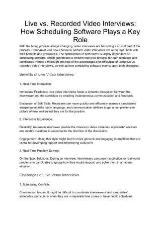 Live vs. Recorded Video Interviews_ How Scheduling Software Plays a Key Role