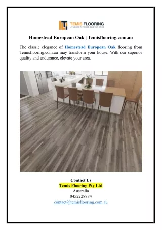 Homestead European Oak | Temisflooring.com.au