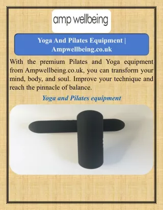 Yoga And Pilates Equipment   Ampwellbeing.co.uk