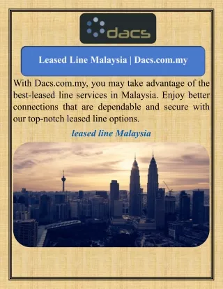 Leased Line Malaysia   Dacs.com.my