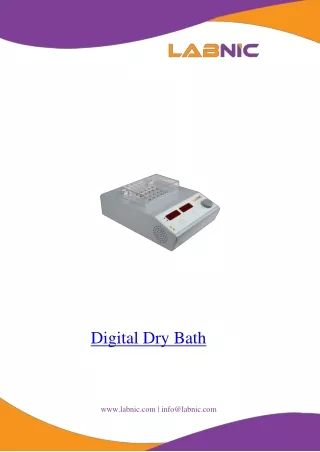Digital Dry Bath 3.2 Kg