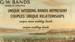 Unique Wedding Bands Represent Couples’ Unique Relationships