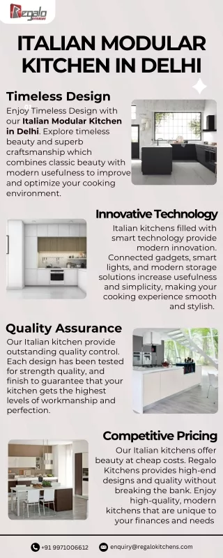Italian Modular Kitchen In Delhi