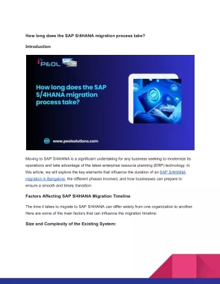 How long does the SAP S_4HANA migration process take_