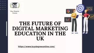 The Future of Digital Marketing Education in the UK