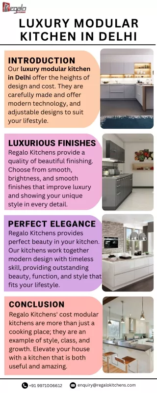 Luxury Modular Kitchen In Delhi