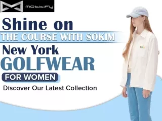 Shine on the Course with SokimNewYork's Golfwear for Women