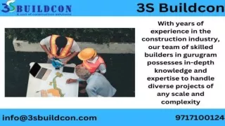 building construction company in gurgaon