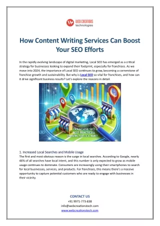 How Content Writing Services Can Boost Your SEO Efforts