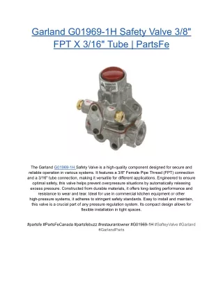 Garland G01969-1H Safety Valve 3_8_ FPT X 3_16_ Tube _ PartsFe