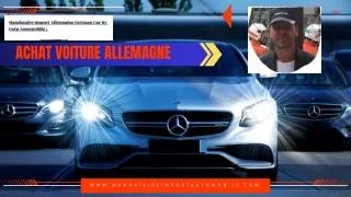 achat voiture Allemagne