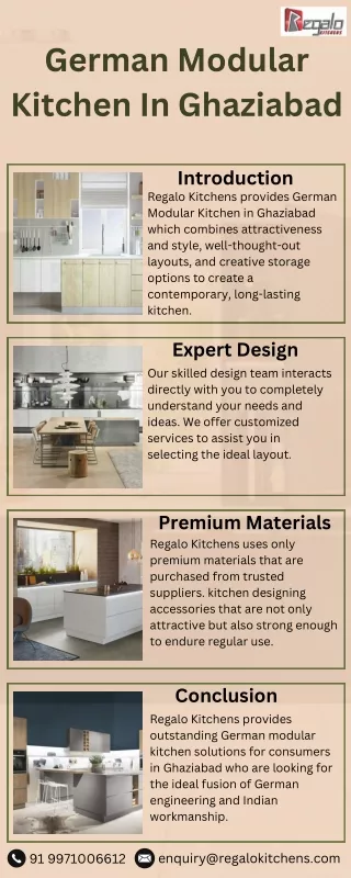 German Modular Kitchen In Ghaziabad